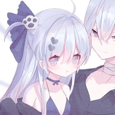 动漫情侣头像可爱甜蜜少女心