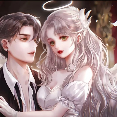 动漫情侣头像可爱甜蜜少女心