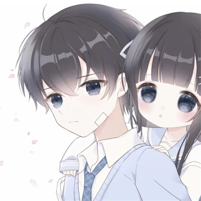 动漫情侣头像可爱甜蜜少女心