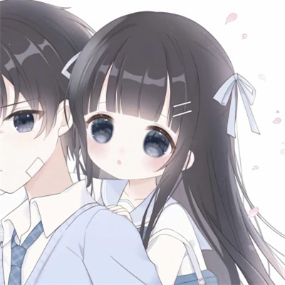 动漫情侣头像可爱甜蜜少女心