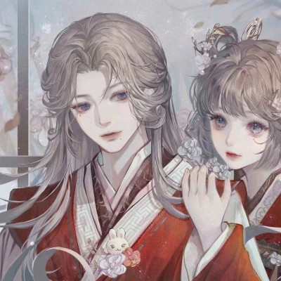 动漫情侣头像可爱甜蜜少女心