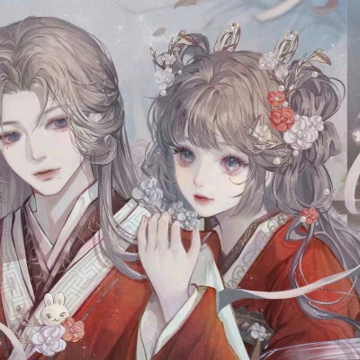 动漫情侣头像可爱甜蜜少女心