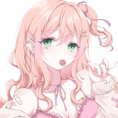 超级少女心的情侣头像