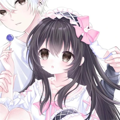 超级少女心的情侣头像