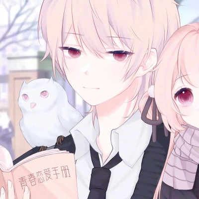 超级少女心的情侣头像