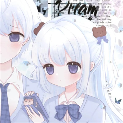 超级少女心的情侣头像