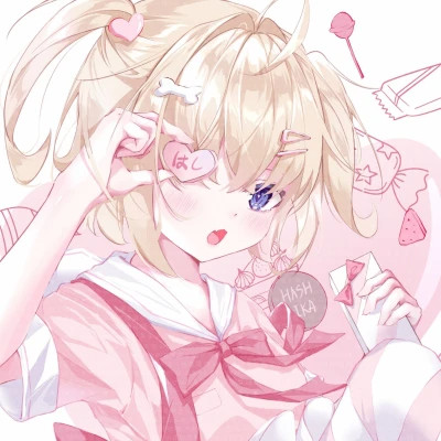 超级少女心的情侣头像