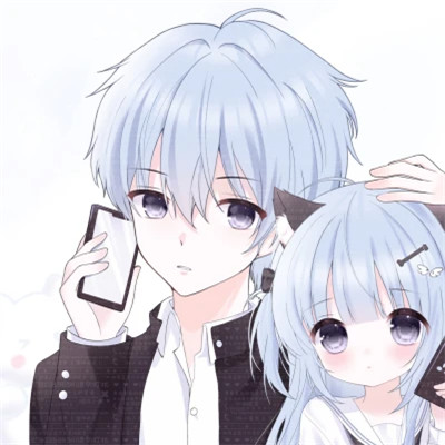 超级少女心的情侣头像