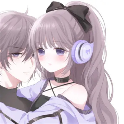 超级少女心的情侣头像