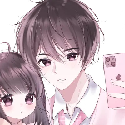 超级少女心的情侣头像