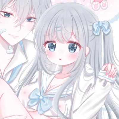 超级少女心的情侣头像