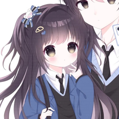超级少女心的情侣头像