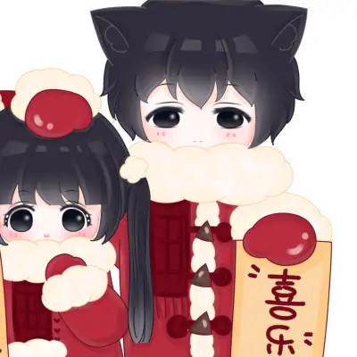 超甜少女心情侣头像