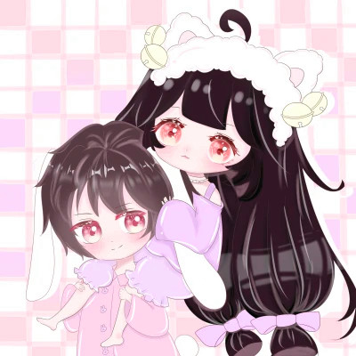 超甜少女心情侣头像