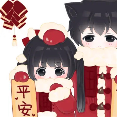 超甜少女心情侣头像