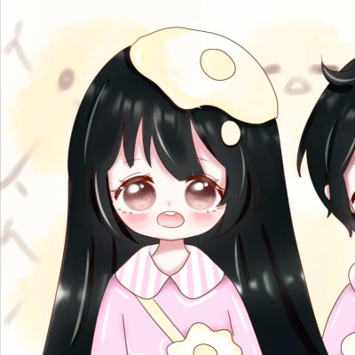 超甜少女心情侣头像