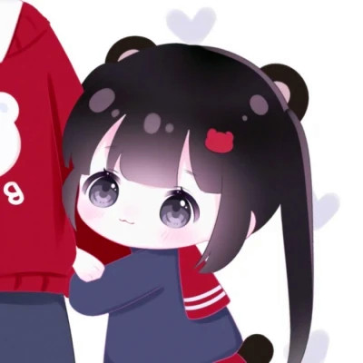 超甜少女心情侣头像