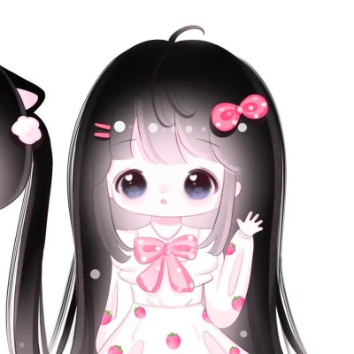 超甜少女心情侣头像