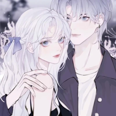 超甜少女心情侣头像