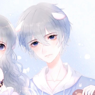 超甜少女心情侣头像