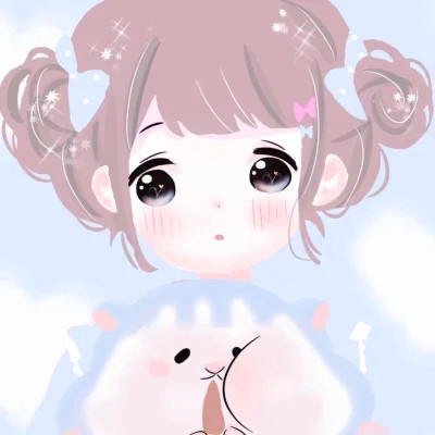 卡通幼稚可爱的情头一对