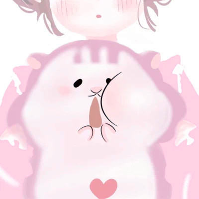 卡通幼稚可爱的情头一对