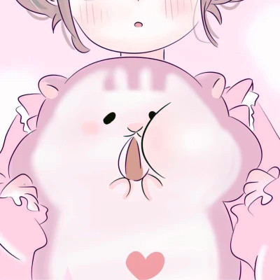 卡通幼稚可爱的情头一对