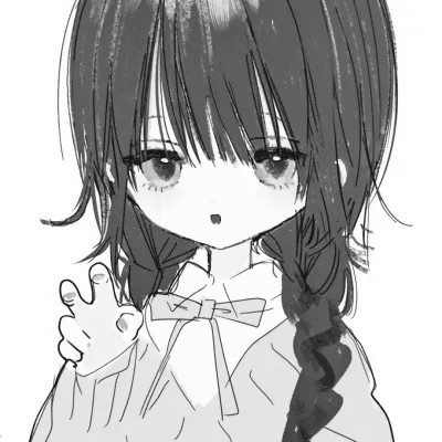 女头像ins风漫画黑白