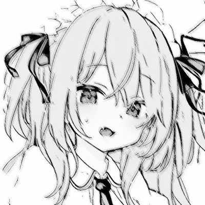 女头像ins风漫画黑白