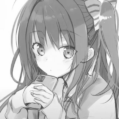 女头像ins风漫画黑白