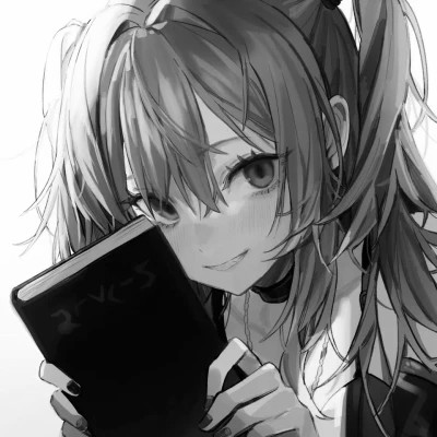 女头像ins风漫画黑白