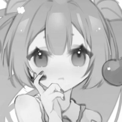 女头像ins风漫画黑白