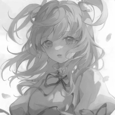 女头像ins风漫画黑白