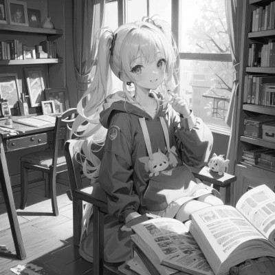 黑白日漫女头像