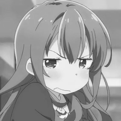 黑白日漫女头像