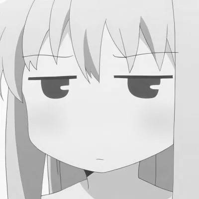 黑白日漫女头像
