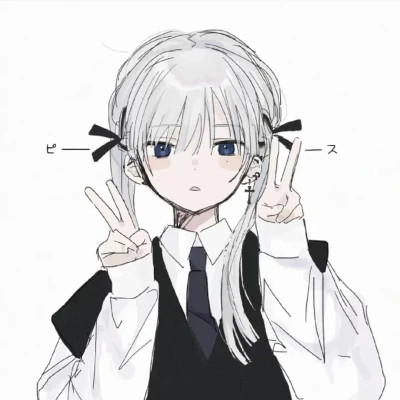 最火的漫画女生头像