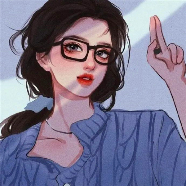 好看漫画头像女成熟
