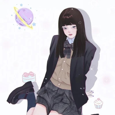 卡通成熟女头像超拽图片