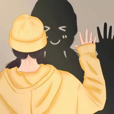 动漫男女头像一对情侣漫画