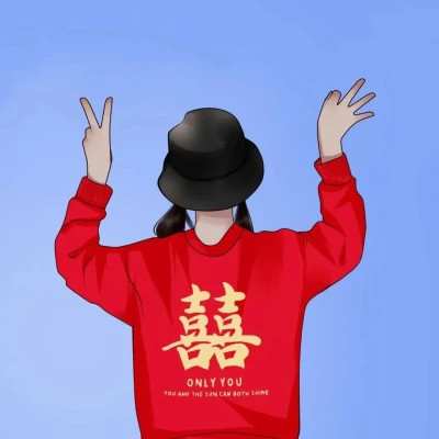 动漫男女头像一对情侣漫画