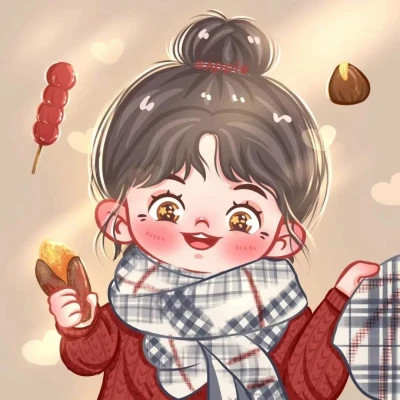 动漫男女头像一对情侣漫画