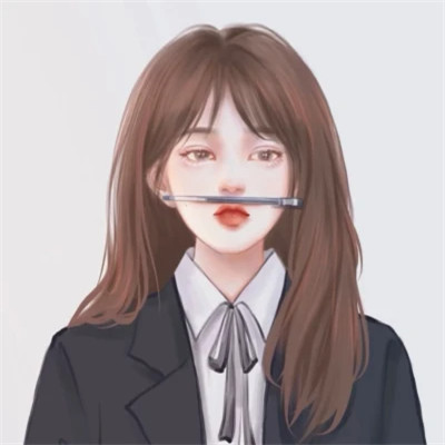 手绘很优质的一男一女情侣头像