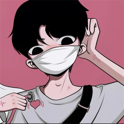 手绘很优质的一男一女情侣头像