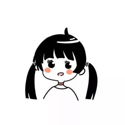 手绘很优质的一男一女情侣头像