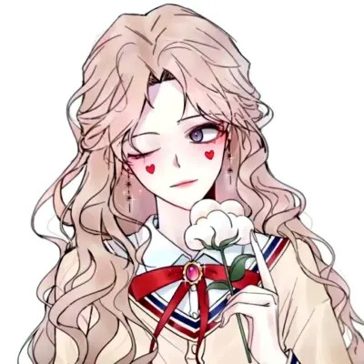 手绘很优质的一男一女情侣头像