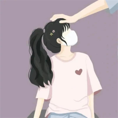 手绘很优质的一男一女情侣头像