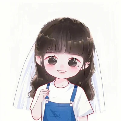 一男一女高质量好看手绘情侣头像