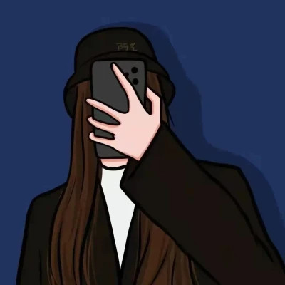一男一女高质量好看手绘情侣头像