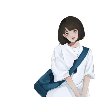 微信一男一女手绘新款情侣头像